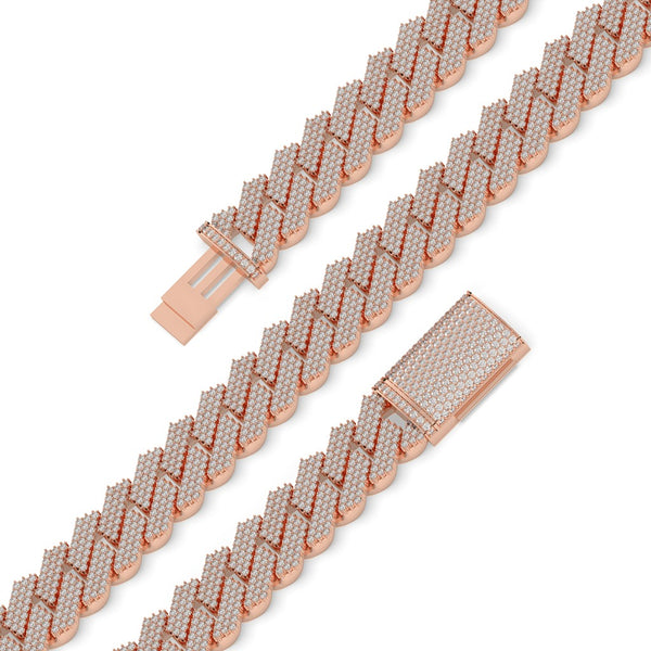 ICED WIDE CUBAN LINK NECKLACE