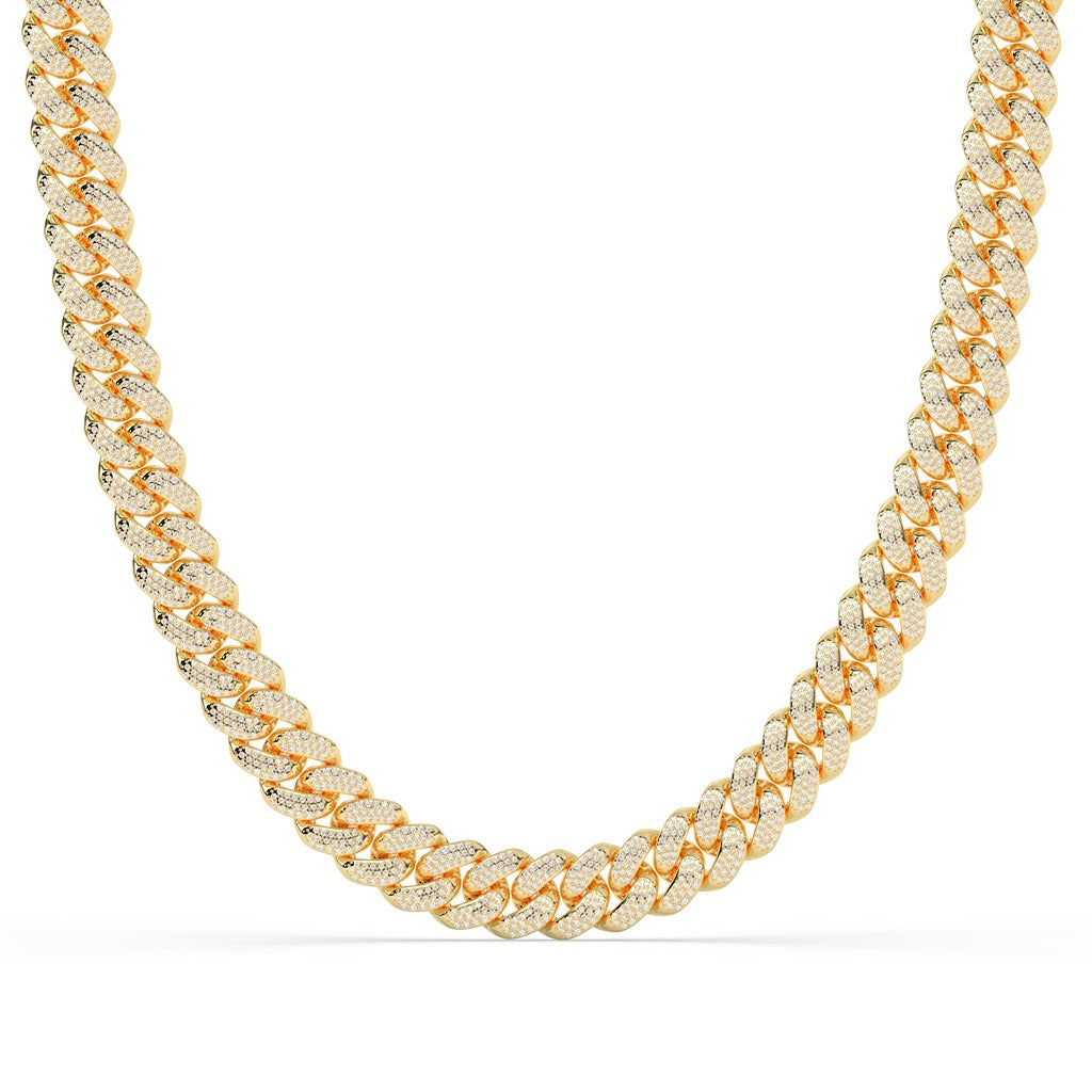 ROSE GOLD DIAMOND CUBAN CHAIN