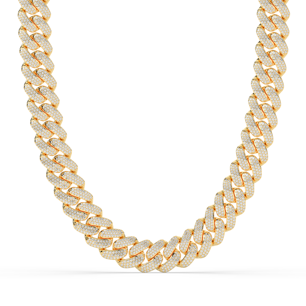 LUXURY PAVE GOLD LINK CHAIN