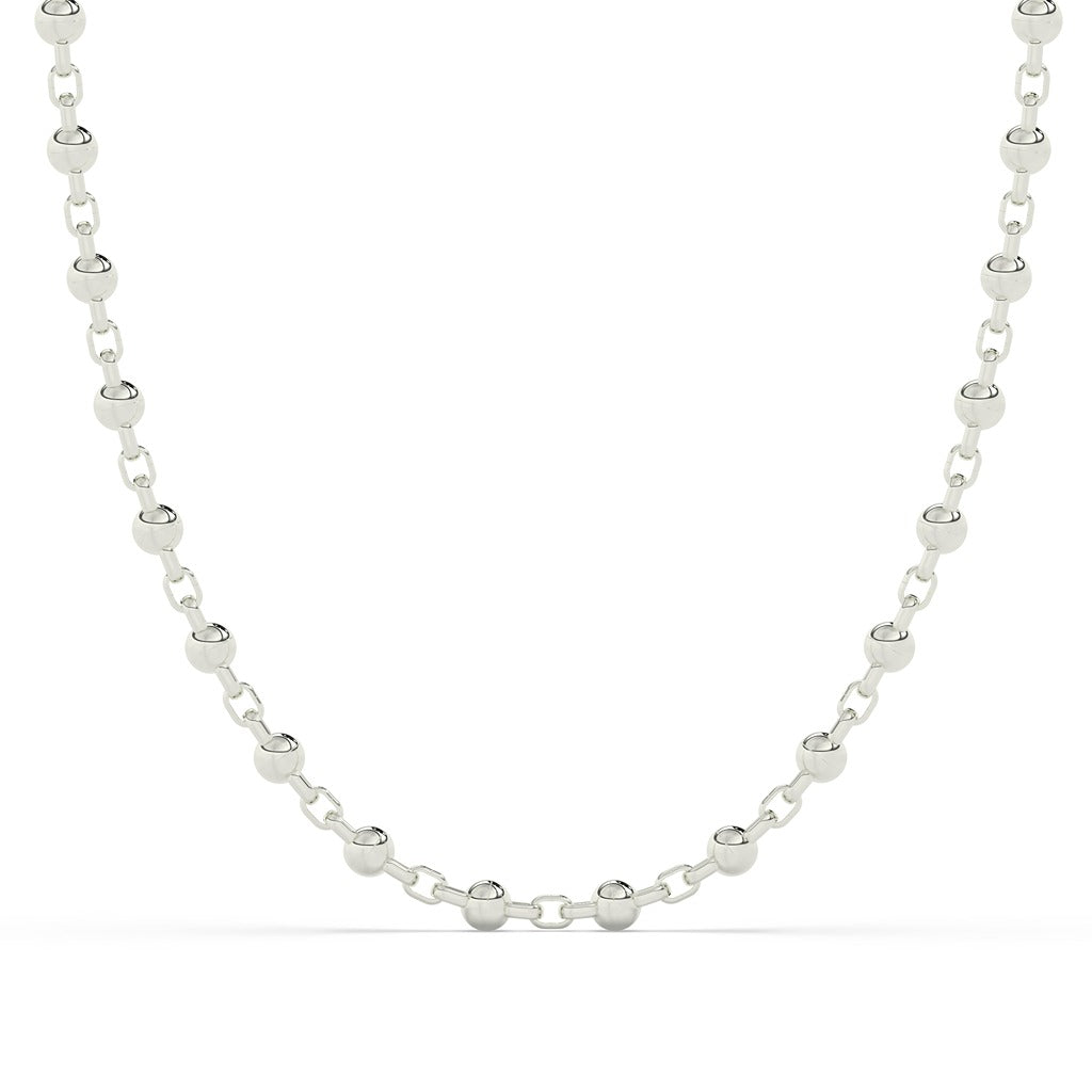 MINIMAL LUXURY BEAD LINK CHAIN