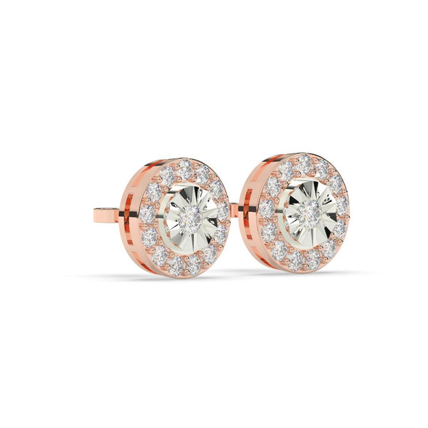 RADIANT MIRROR CUT EAR STUDS