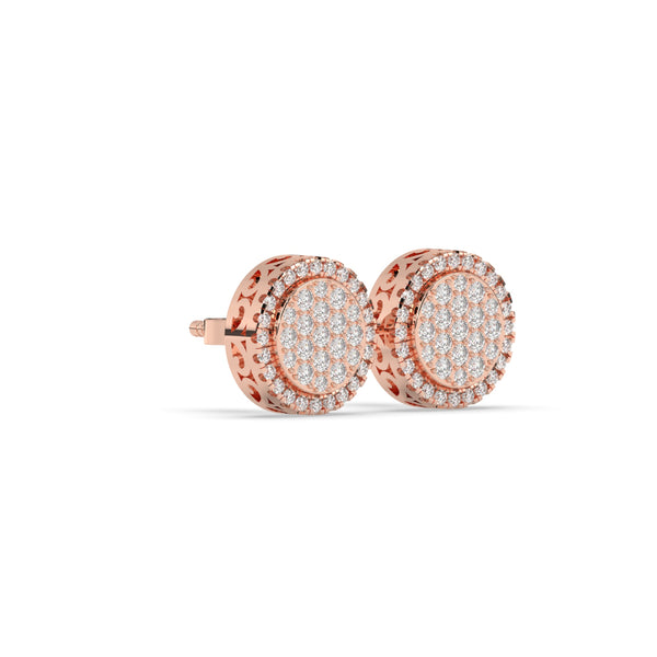 LUXURY SHINE CIRCLE CLUSTER EARRINGS