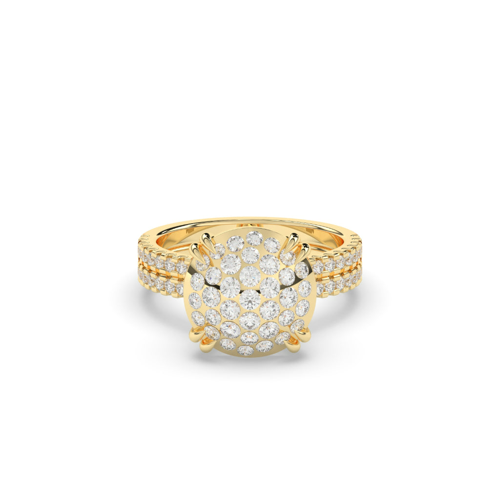 RADIANT CLUSTER ROUND DIAMOND RING
