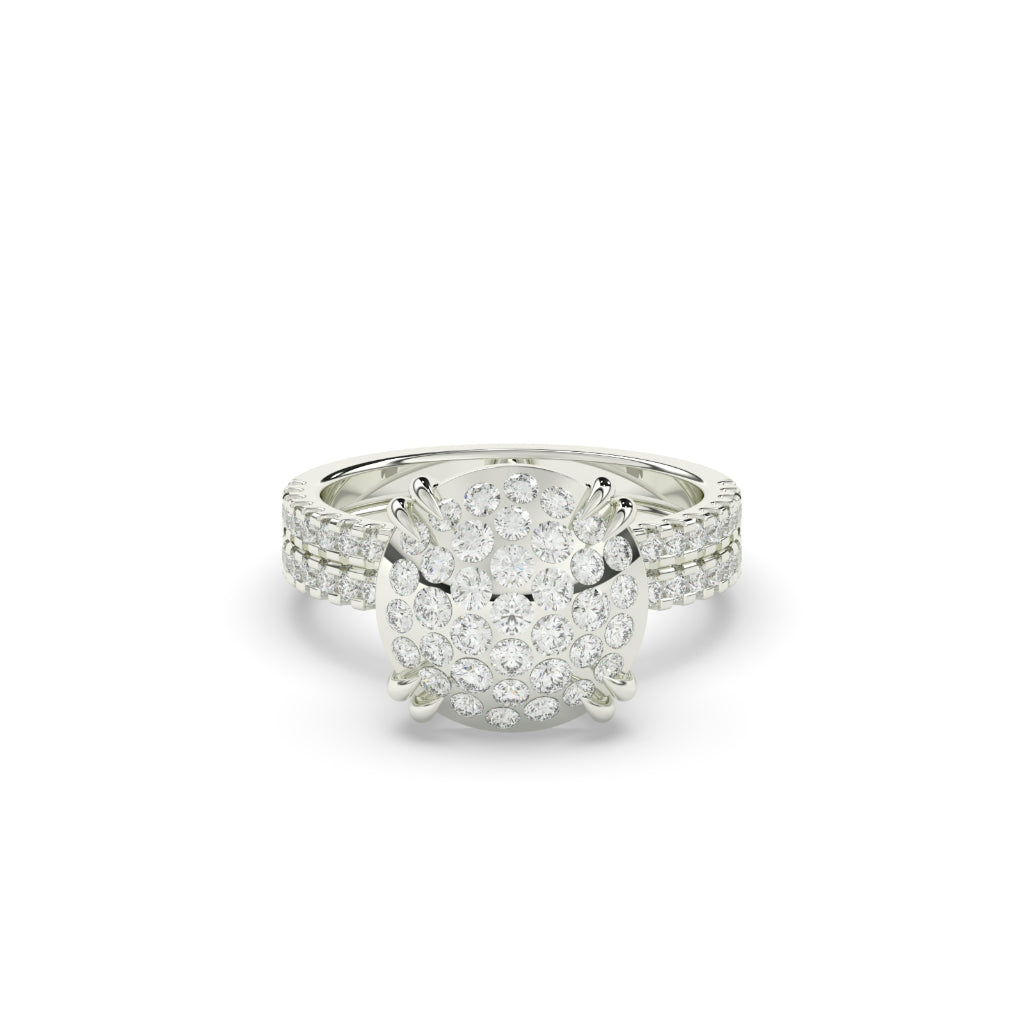 RADIANT CLUSTER ROUND DIAMOND RING
