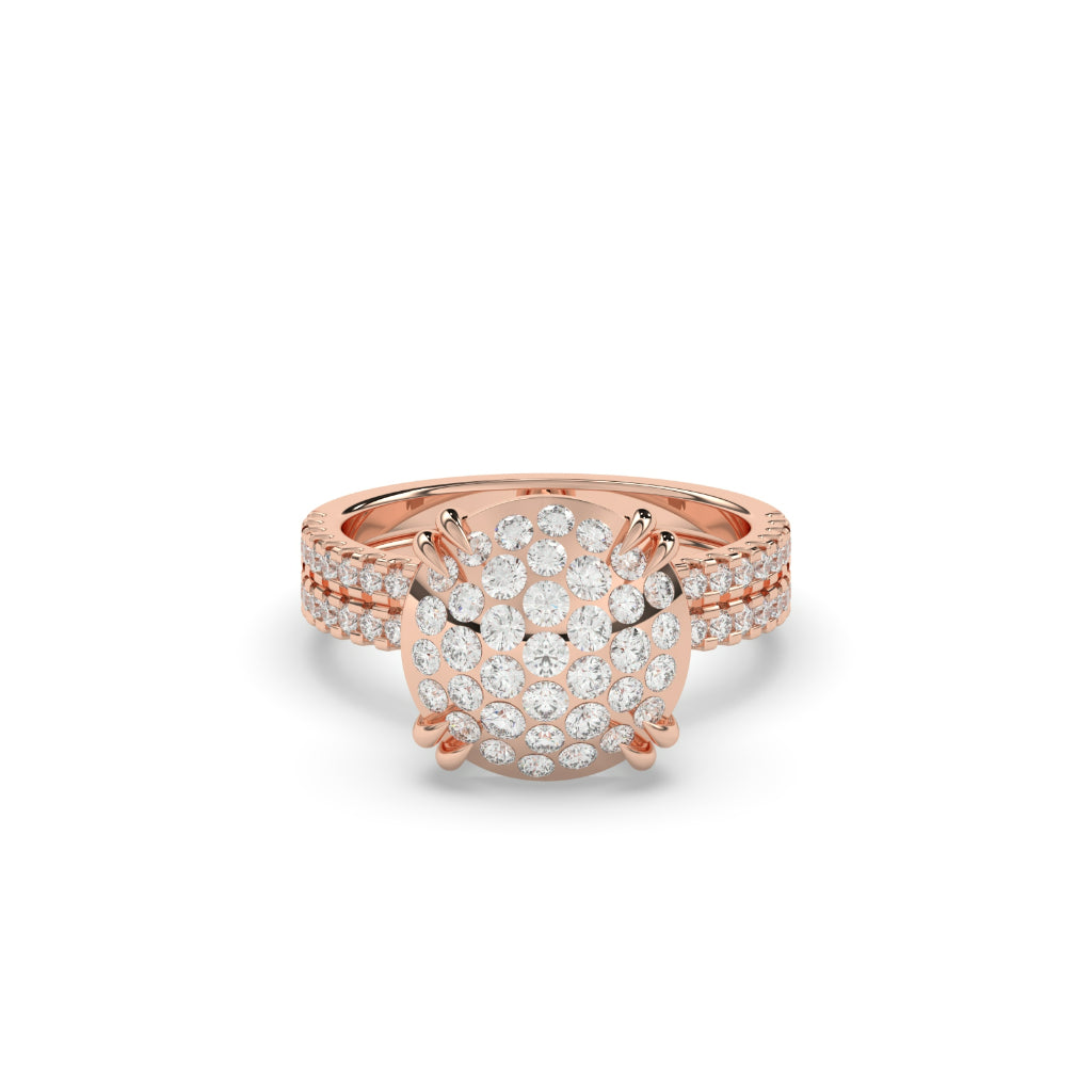 RADIANT CLUSTER ROUND DIAMOND RING