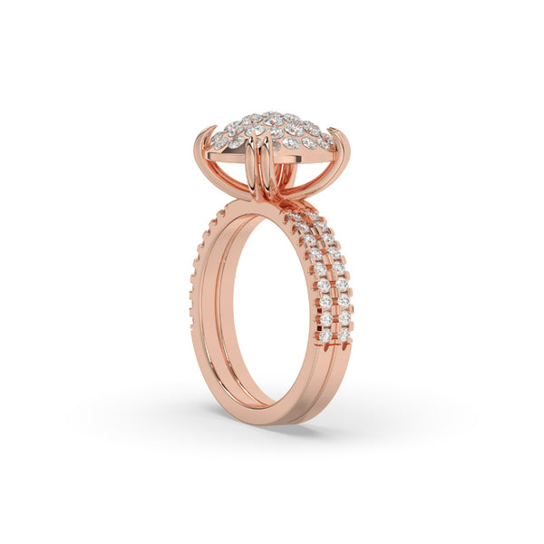 RADIANT CLUSTER ROUND DIAMOND RING