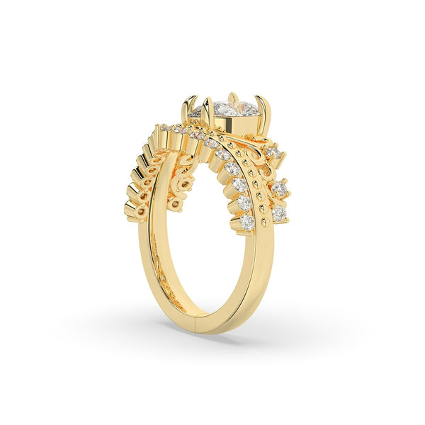 ROYAL CROWN DIAMOND TIARA RING