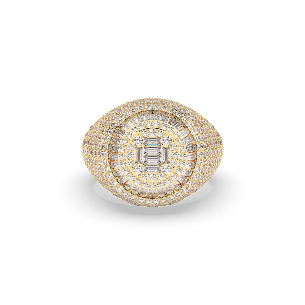 OVAL ORBIT ROSE DIAMOND RING