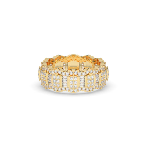 LUXURY DIAMOND EMBELLISHED WEDDING BAND