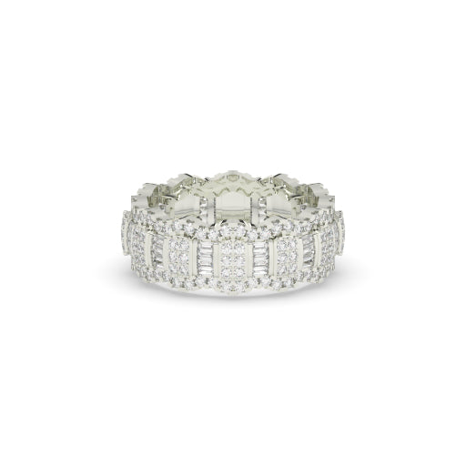 LUXURY DIAMOND EMBELLISHED WEDDING BAND