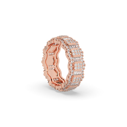 LUXURY DIAMOND EMBELLISHED WEDDING BAND