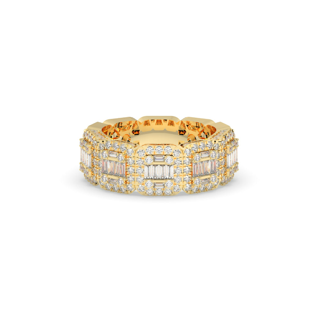 GEOMETRIC GLORY DIAMOND POWER BAND
