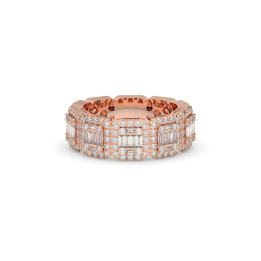 GEOMETRIC GLORY DIAMOND POWER BAND