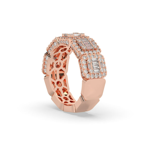 GEOMETRIC GLORY DIAMOND POWER BAND