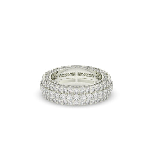 LUXURY TRIPLE ROW DIAMOND BAND