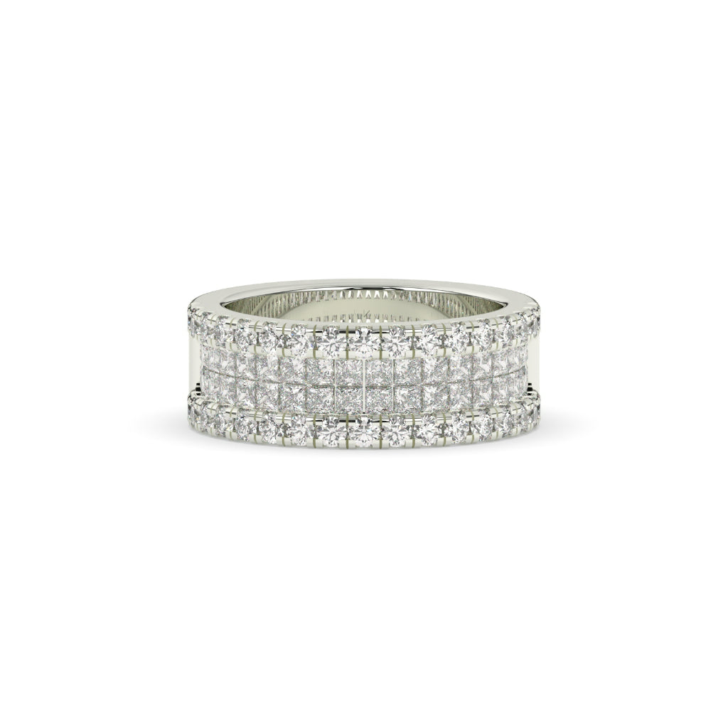 LUXURY GOLD DIAMOND BAND RING