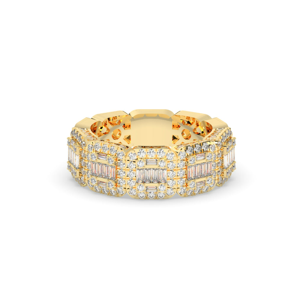 LUXURY BAGUETTE DIAMOND ETERNITY BAND