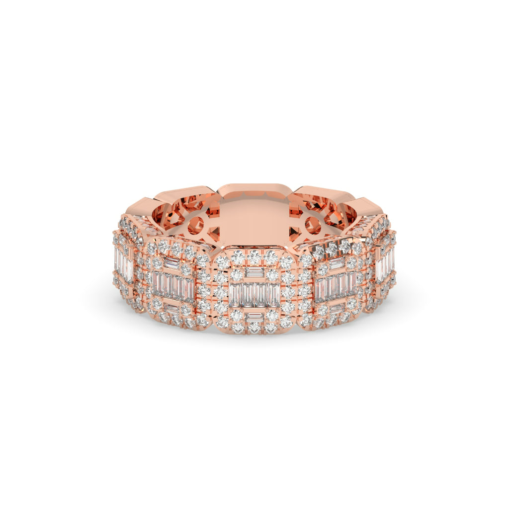 LUXURY BAGUETTE DIAMOND ETERNITY BAND