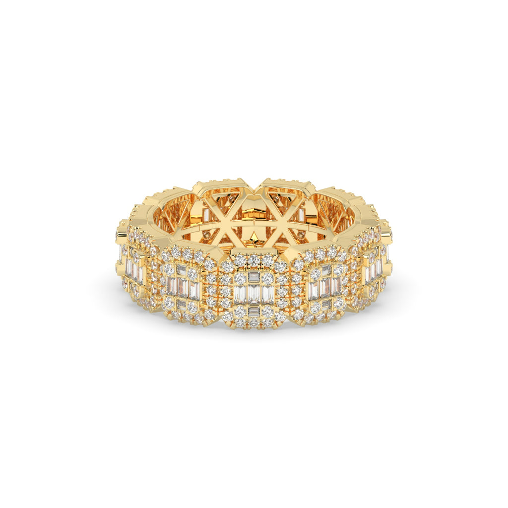 ROYAL BLOCK BAGUETTE DIAMOND RING