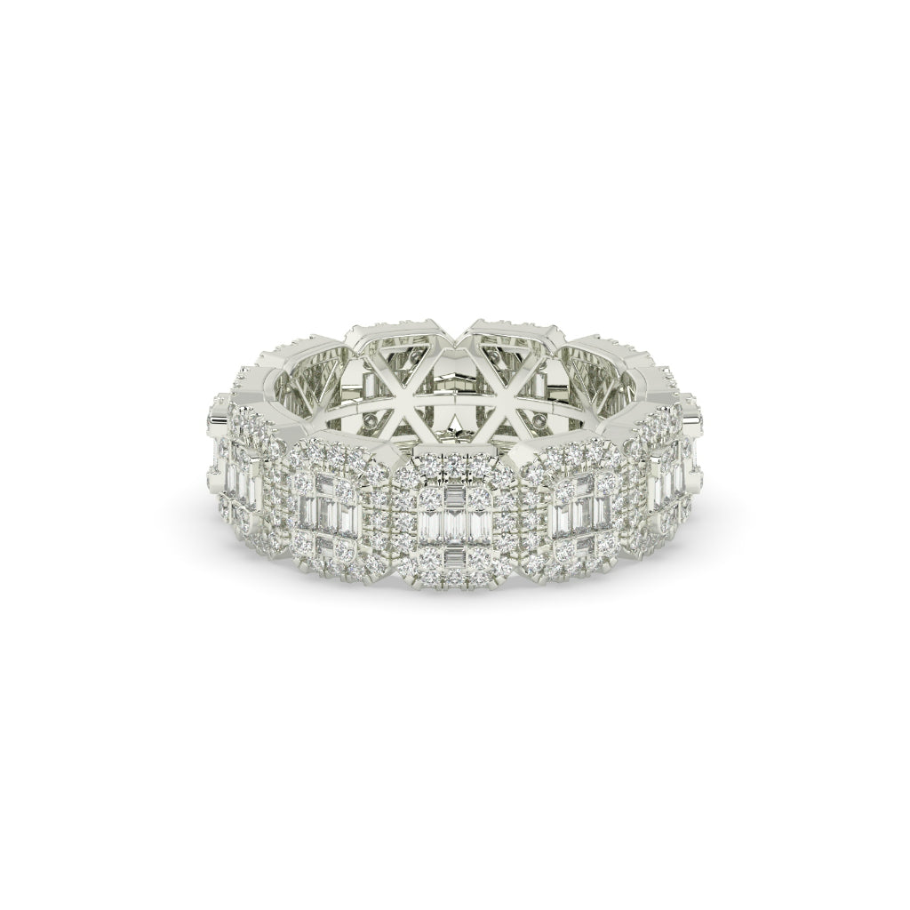 ROYAL BLOCK BAGUETTE DIAMOND RING