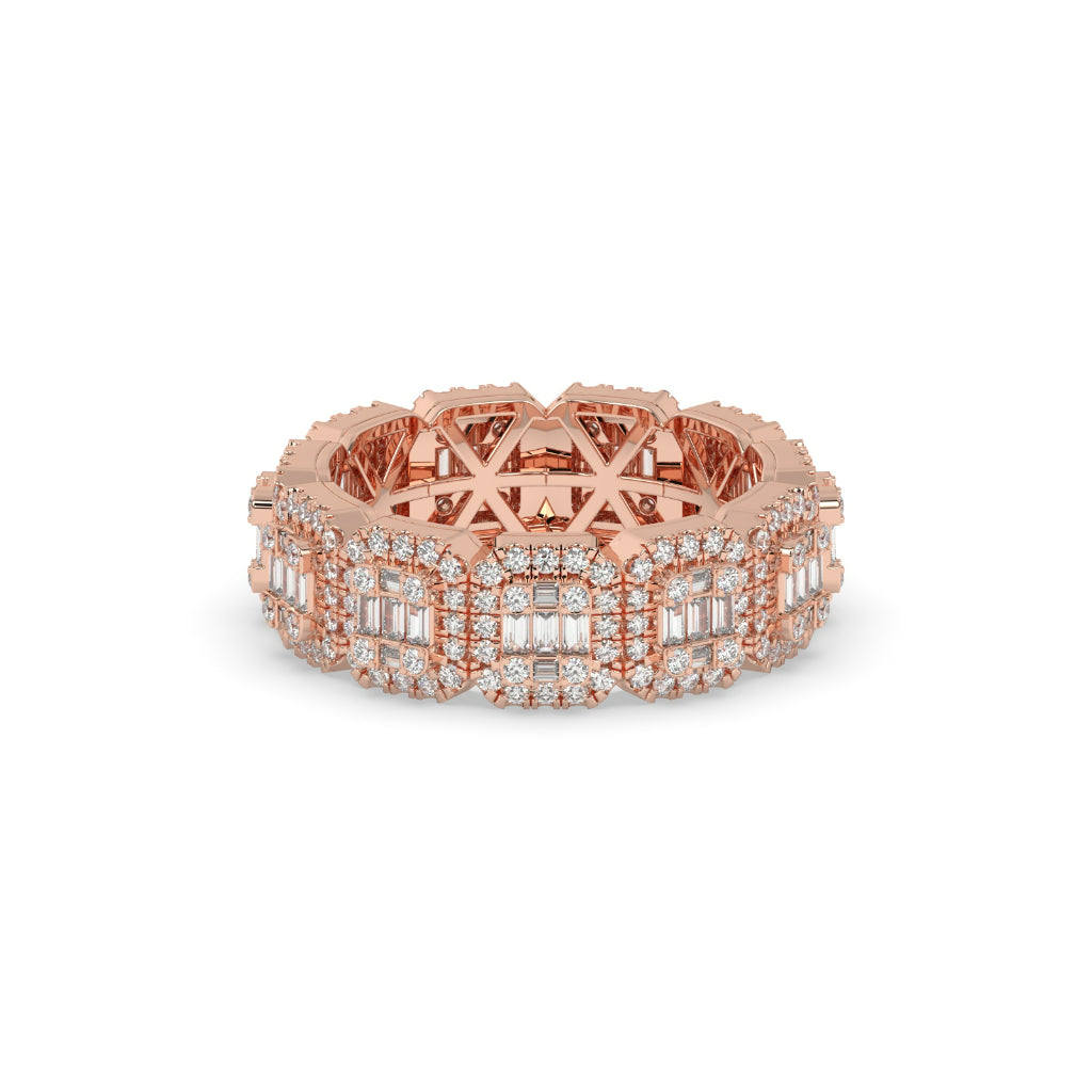 ROYAL BLOCK BAGUETTE DIAMOND RING