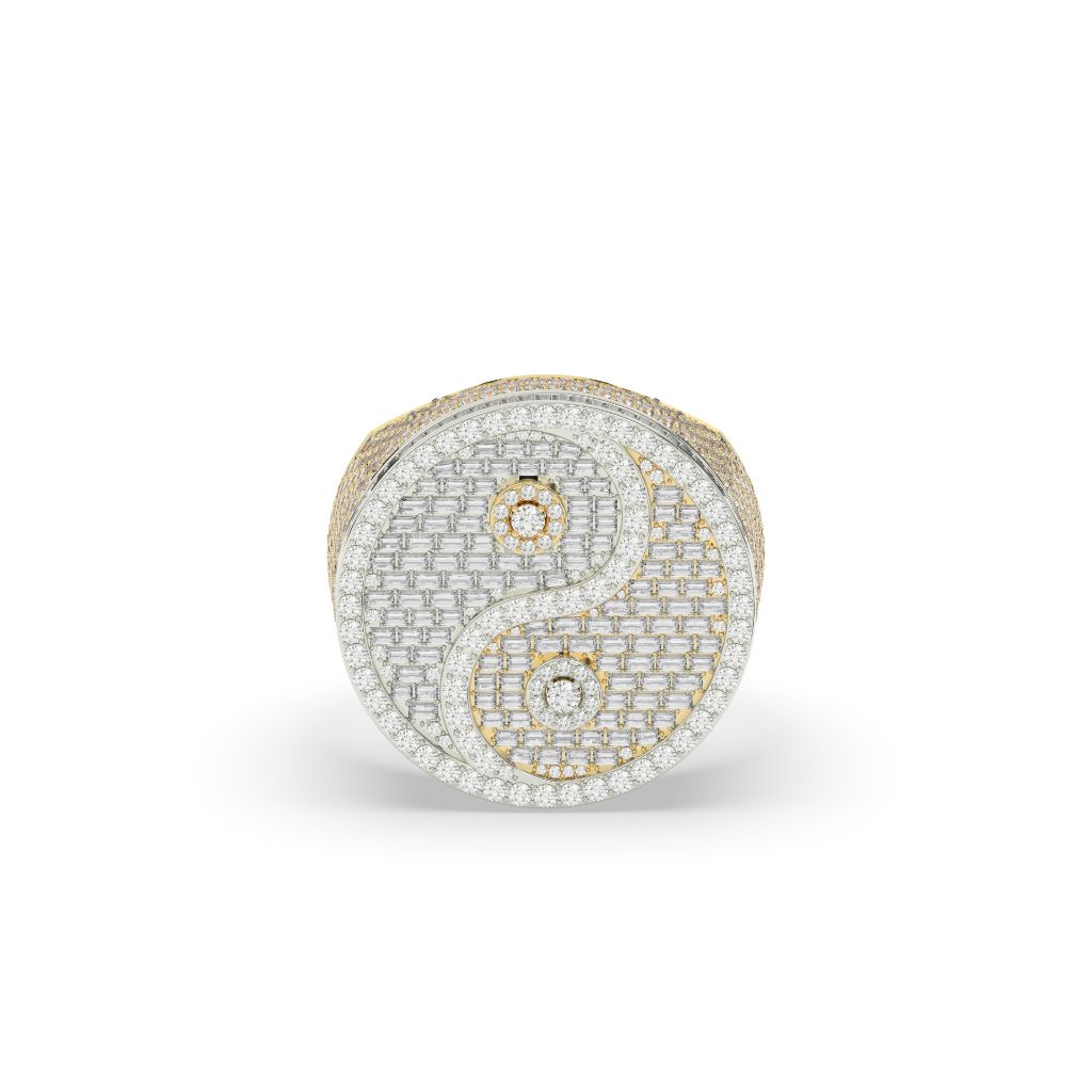 HARMONY SPARKLE SYMBOL GOLD RING
