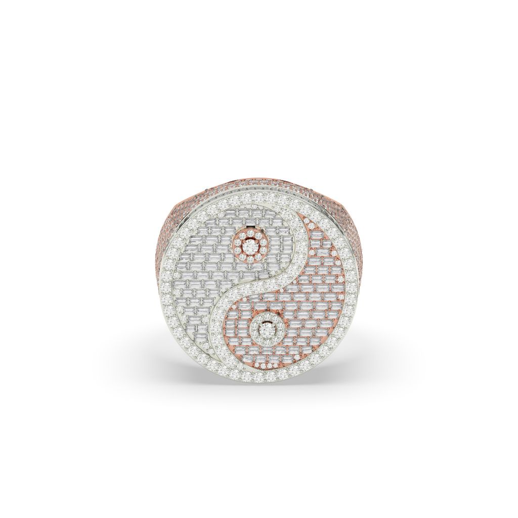 HARMONY SPARKLE SYMBOL GOLD RING