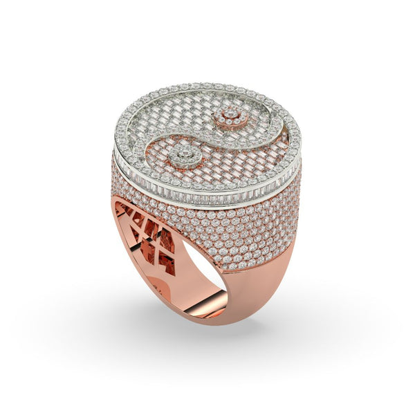 HARMONY SPARKLE SYMBOL GOLD RING