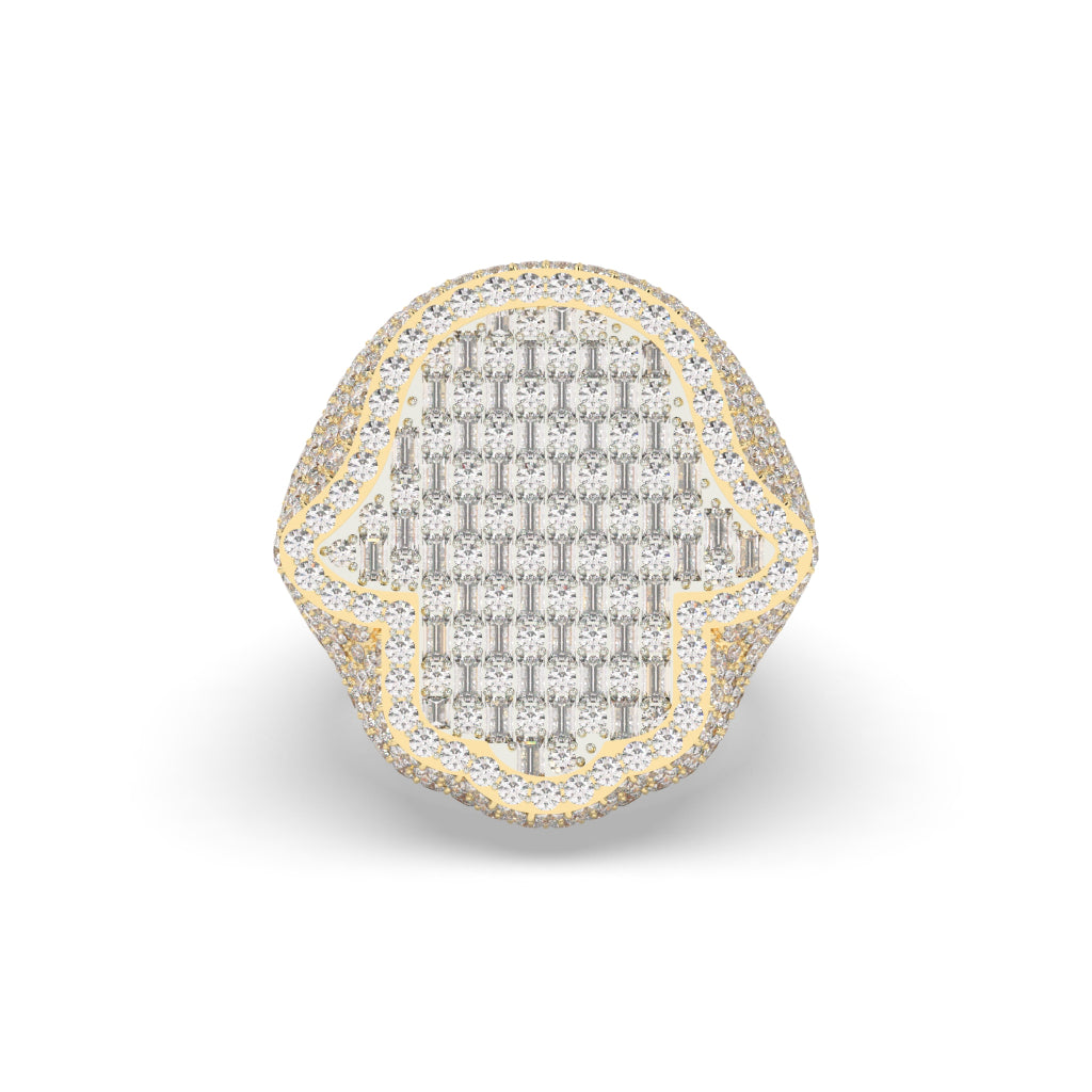 HAMSA PROTECTION DIAMOND POWER RING