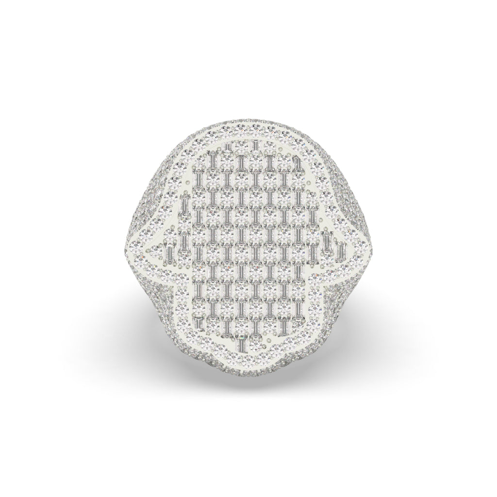 HAMSA PROTECTION DIAMOND POWER RING