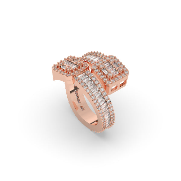 ELEGANT DOUBLE BAND LUXURY RING