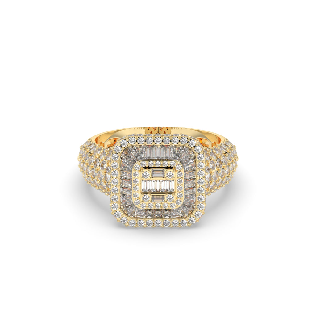 ROYAL SQUARE DIAMOND POWER RING