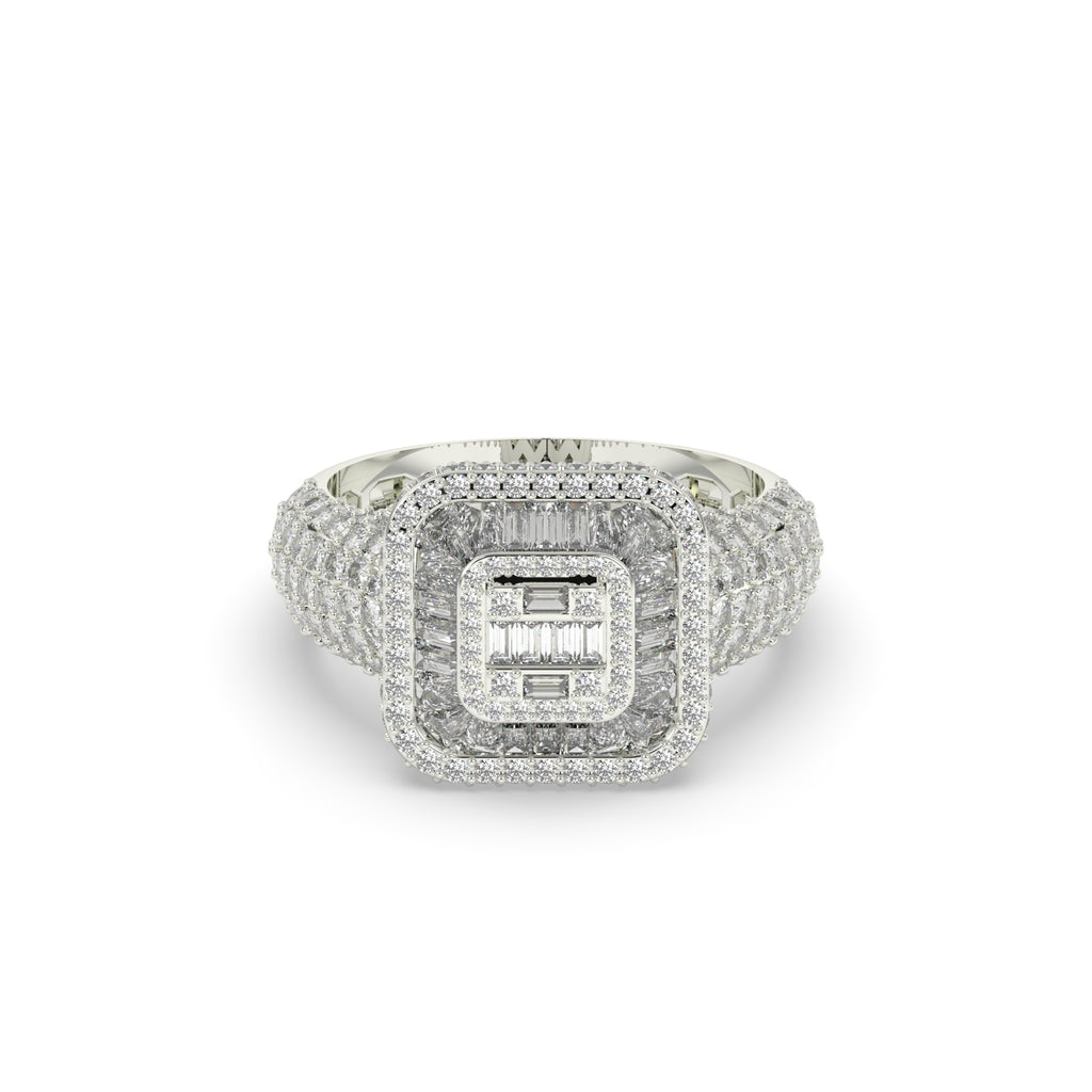 ROYAL SQUARE DIAMOND POWER RING