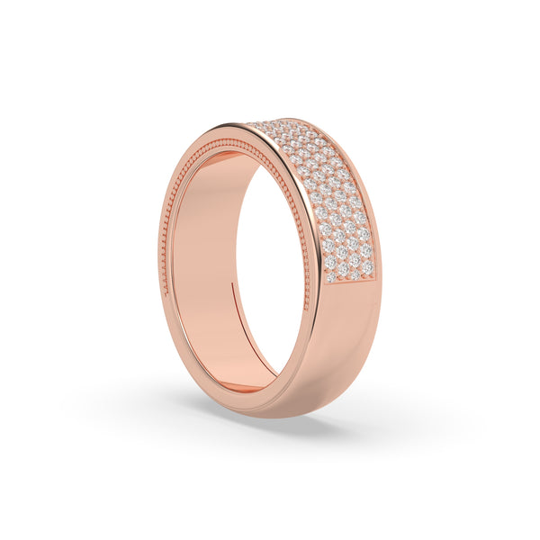 LUXURY GOLD DIAMOND WEDDING BAND