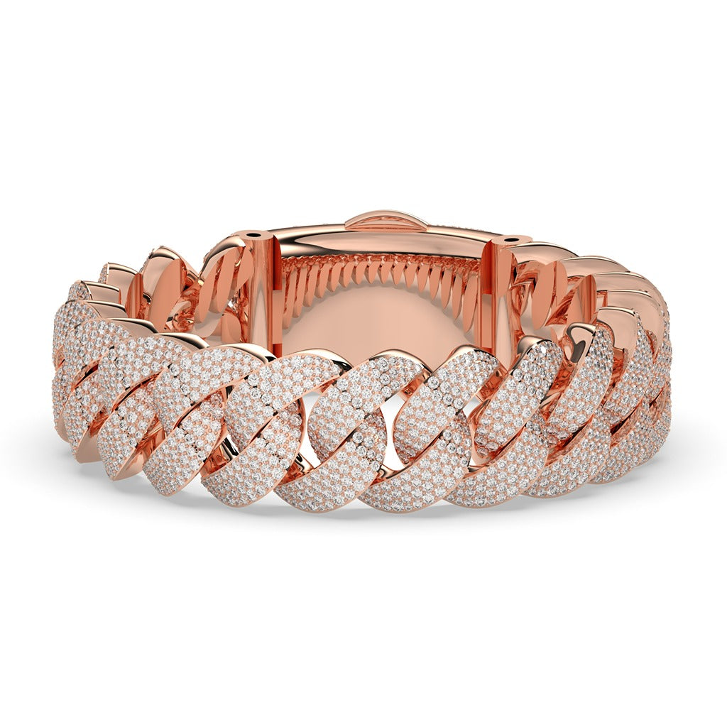 FULL ICED HEAVY LINK BRACELET