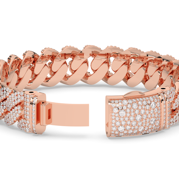 ULTIMATE GOLD CUBAN ICE BRACELET