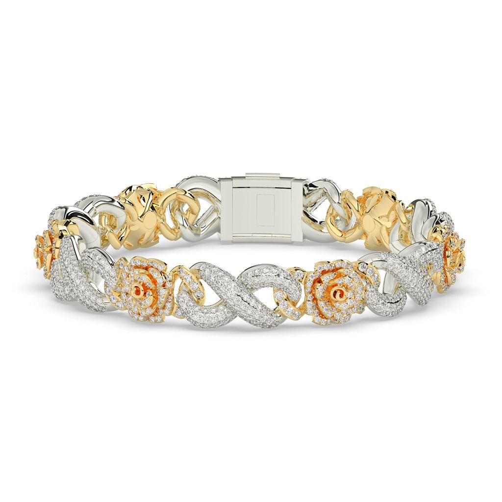 TWISTED ROSE GOLD LUXE BRACELET