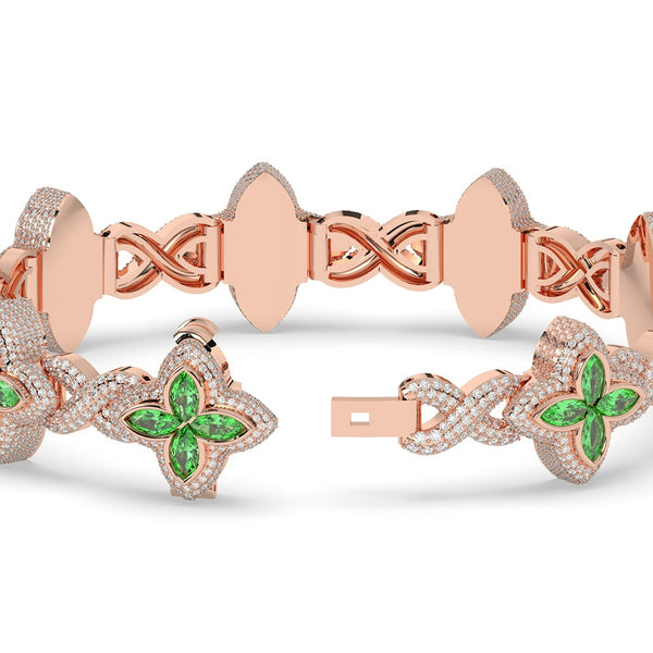 FLORAL FANTASY ROSE GOLD BRACELET