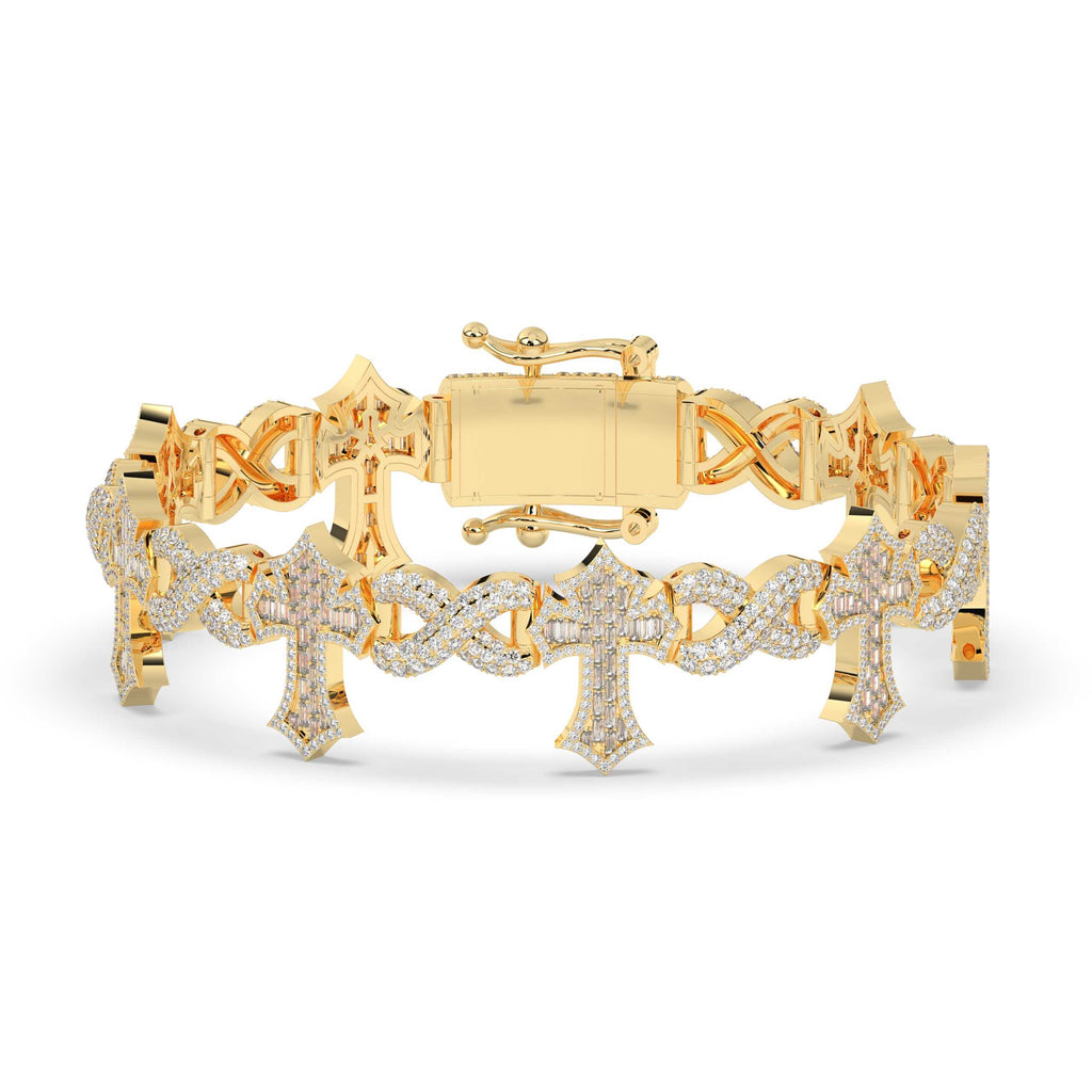 CROSSOVER GLORY DIAMOND LINK BRACELET