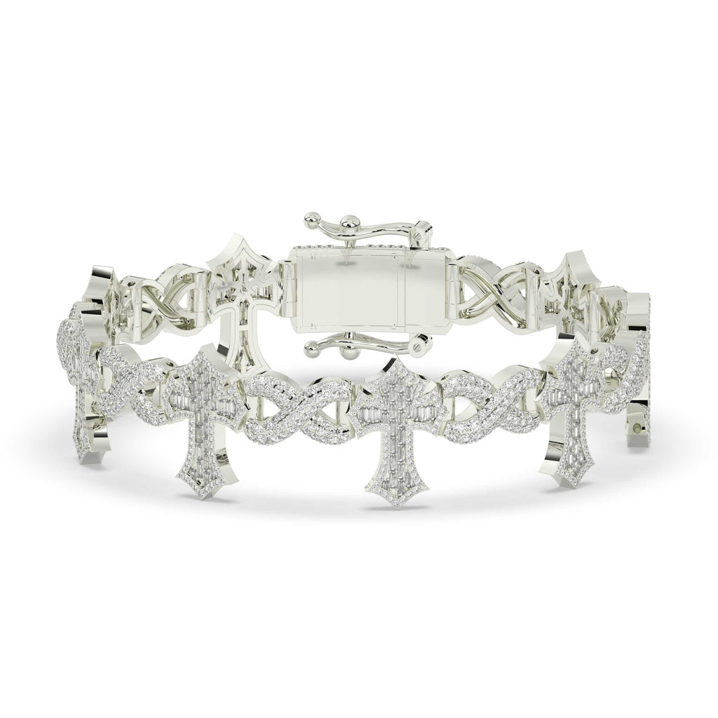 CROSSOVER GLORY DIAMOND LINK BRACELET