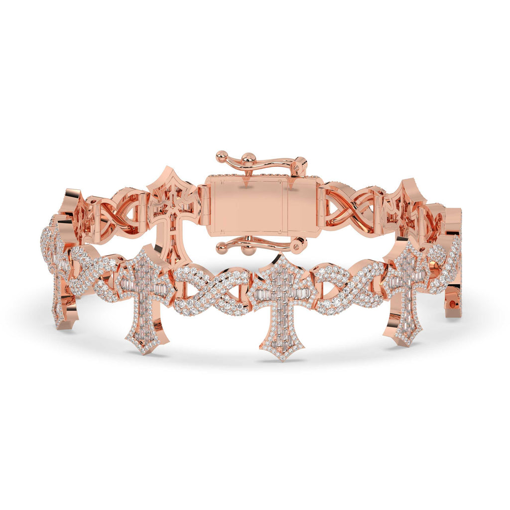 CROSSOVER GLORY DIAMOND LINK BRACELET