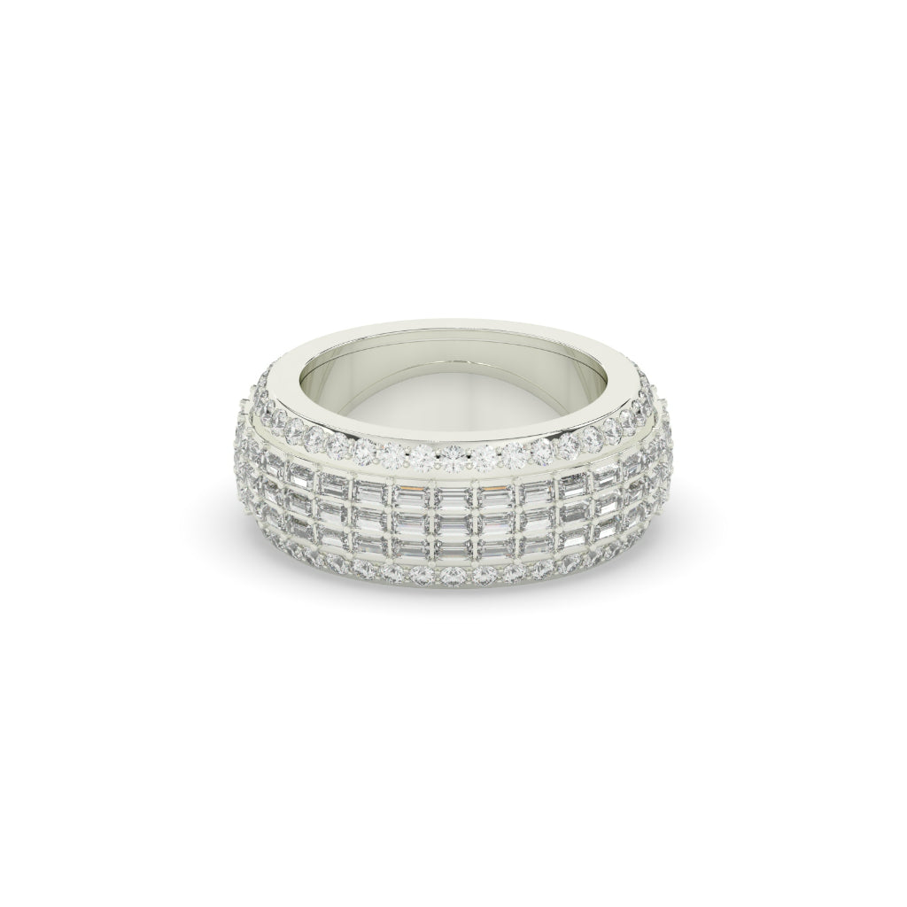 LUXURY MULTI-ROW STATEMENT RING