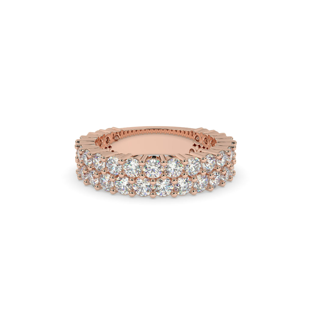 SPARKLING ROSE TRIPLE LINE BAND