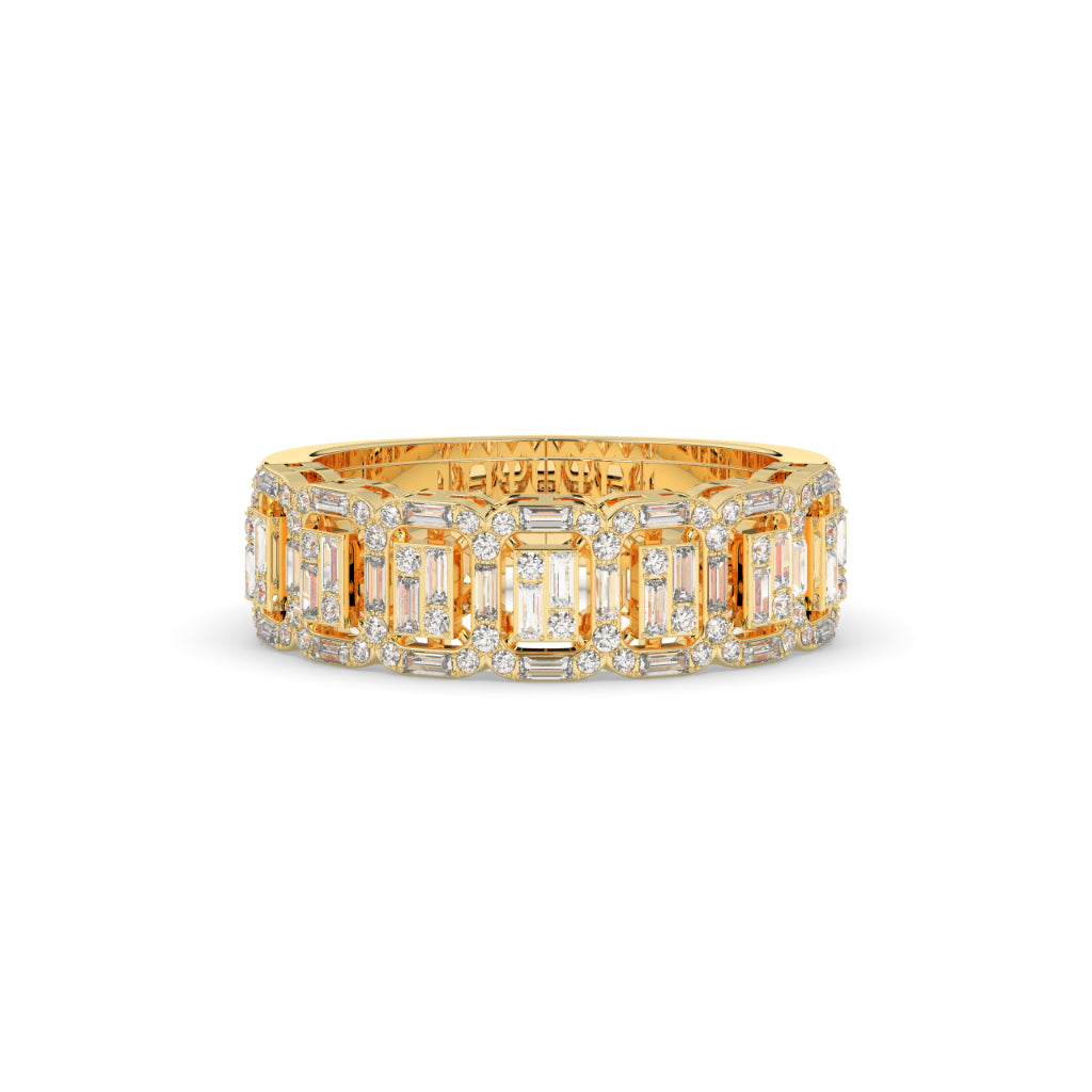LUXURY BAGUETTE DIAMOND ETERNITY RING