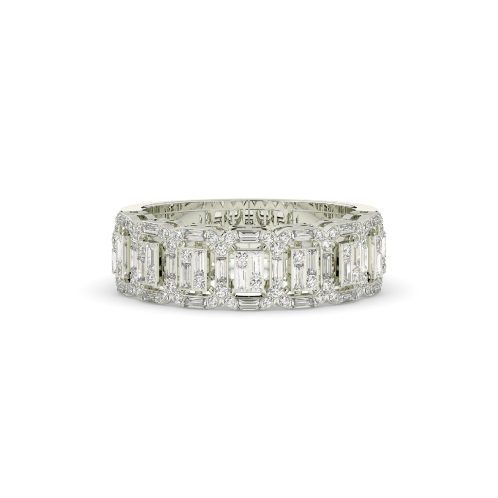 LUXURY BAGUETTE DIAMOND ETERNITY RING