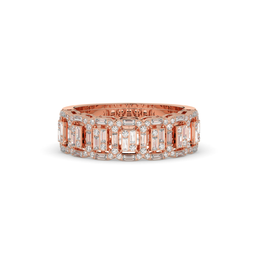 LUXURY BAGUETTE DIAMOND ETERNITY RING