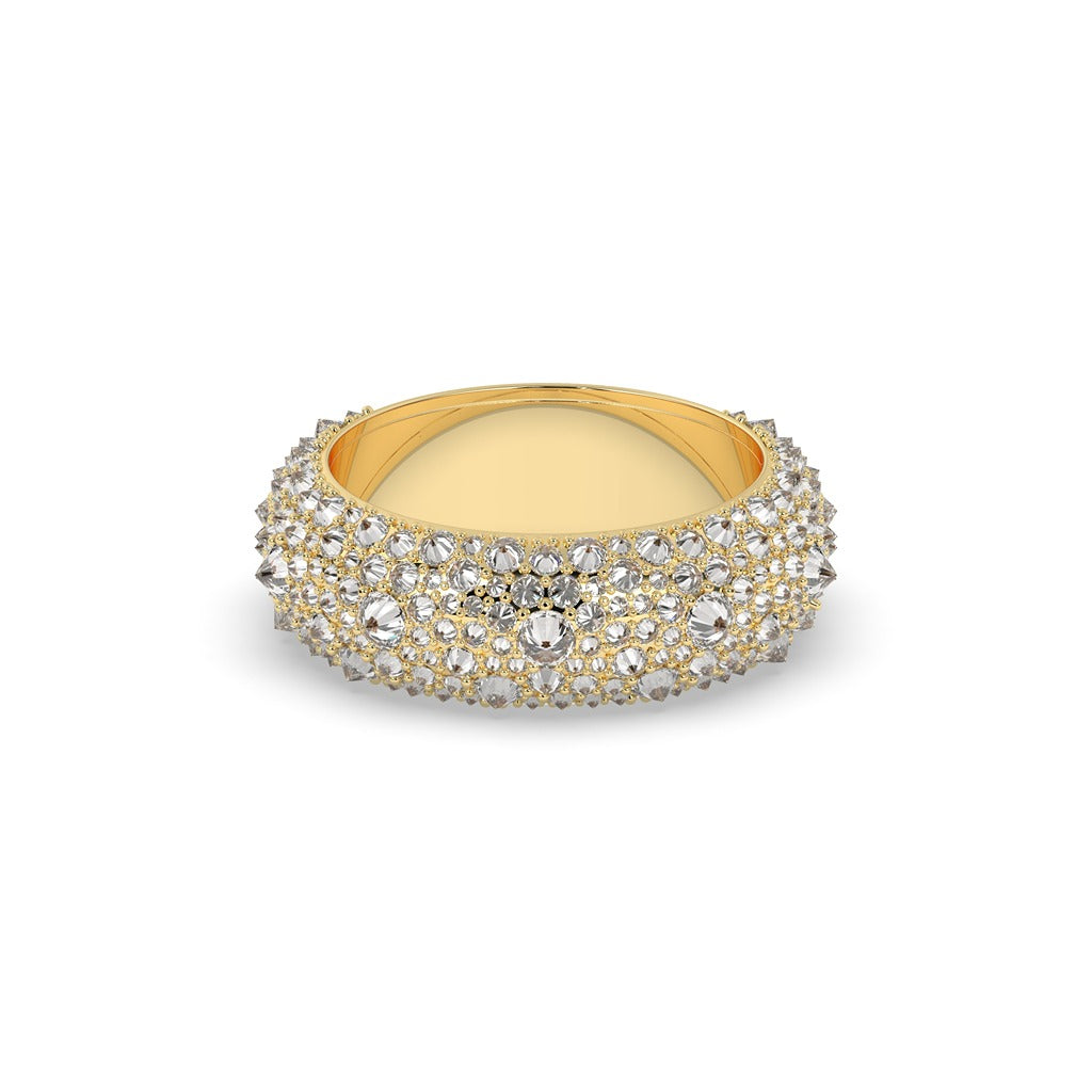 ROUND DIAMOND DOME GOLD RING