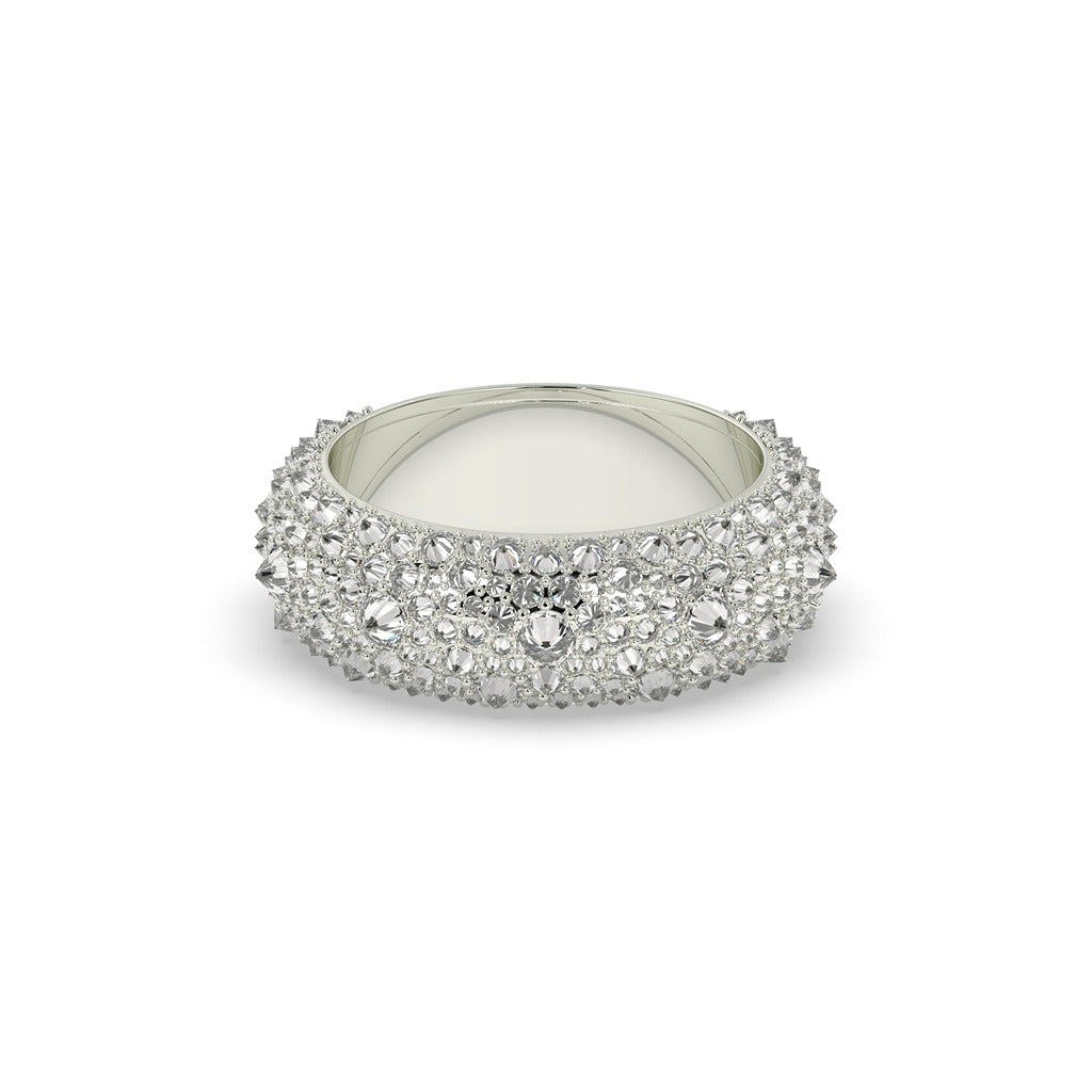 ROUND DIAMOND DOME GOLD RING