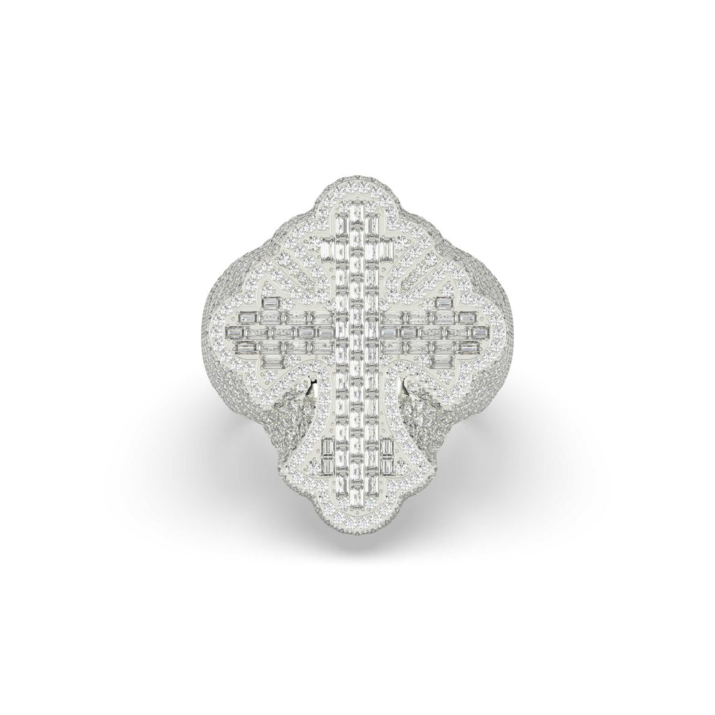 ROYAL CROSS BAGUETTE DIAMOND RING