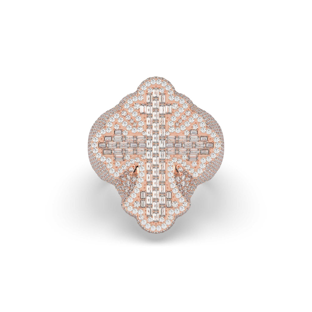 ROYAL CROSS BAGUETTE DIAMOND RING
